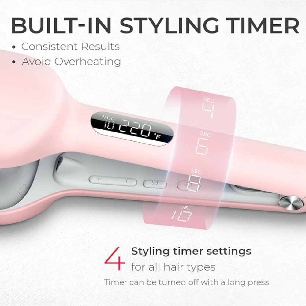 New Waver Curling Iron Hair Crimper - ROVY , Ionic ( used 2x) small scratches